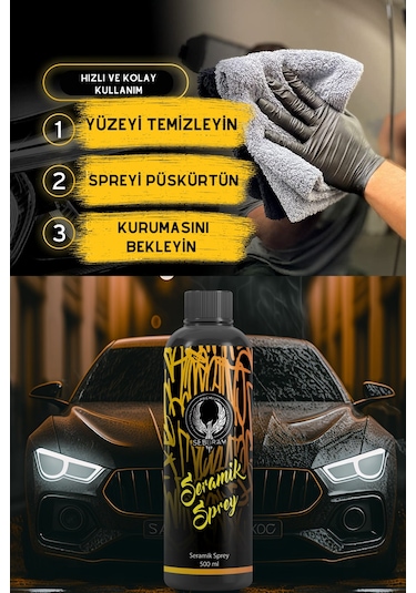 Araç Hızlı Seramik Sprey Nano Seramik Kaplama Ve Boya Koruma Coat