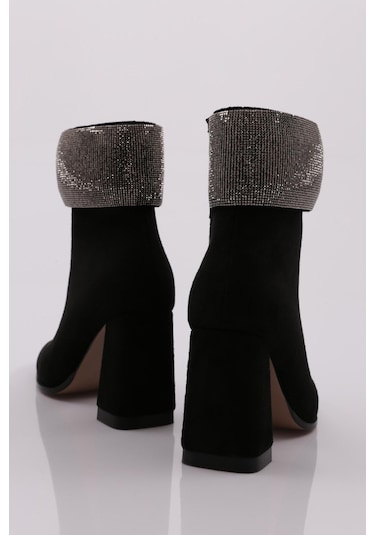 Dgn 9031 Kadin Topuklu Bot 9031-2219-R1680 Siyah