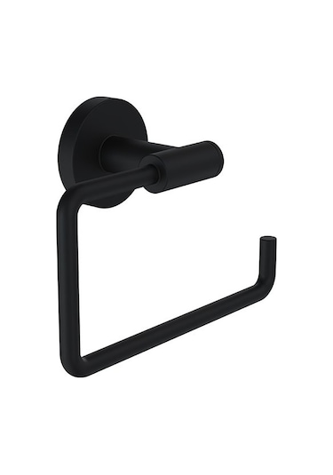 Bocchi Piave Yarı Açık Tuvalet Kağıtlık Mat Siyah