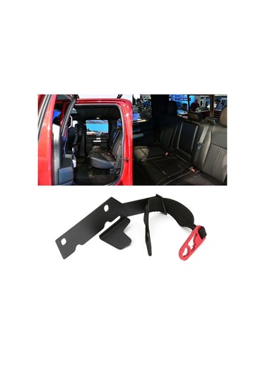 Teltree Ford F-150 2009-18 , F-250/f-350 2017-19 Arka Koltuk Serbestleştirme Kiti: Kırmızı Anodize Kilit Ve Nylon Kayış İle Kolay Erişim