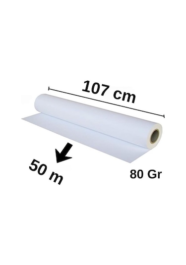 Elitrulo Plotter Kağıdı 107cm X 50mt 80gr