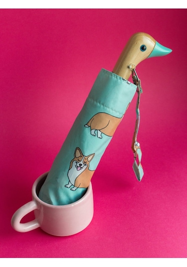 Duckhead Duck Kompakt Şemsiye Corgi Mint Compact Çok Renkli