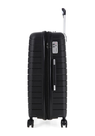 Ççs 5242 Polipropilen Körüklü Orta Boy Valiz-siyah Siyah