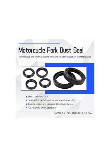 Synodicmonth Suzuki Rm85 Turbo Tu250 Gz250 Gs550 Vs700 Gs750 Rm Xn 85 İçin Motosiklet Ön Çatal Toz Contası Ve Yağ Contası 37x50x11