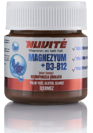 Nuvite Magnezyum D3 B12 200 G