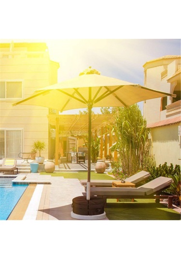 Folinda Güneşlik Çadır Sabitleyici Kum Torbası - Fırça Kumaşı Rüzgar Dayanıklı Büyük Boy Tekerlekli Sabitleme Torbası Çok Renkli