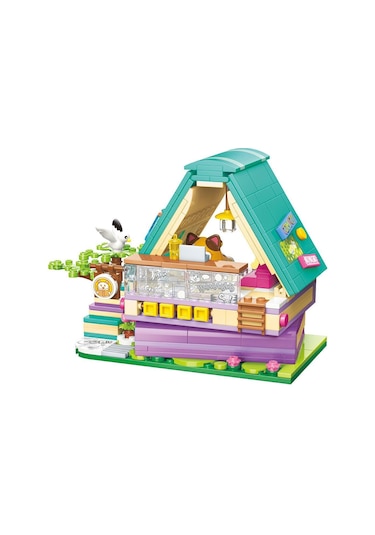 Kp28018 Keeppley Lovely Street - Calico Cat Comic House 324 Parça Yapım Seti