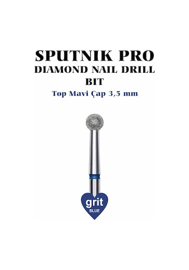Elmas Top Freze Mavi Çap 3,5mm