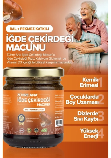 Zühre Ana İğde Çekirdeği Macunu 240 G