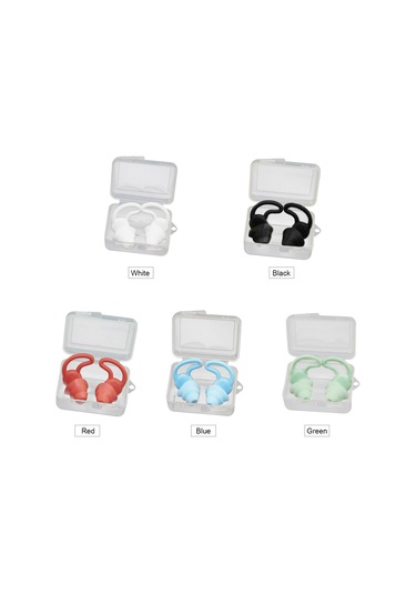 Qingmipy Yüzme Ve Uyku İçin Yeniden Kullanılabilir Silikon Kulak Tıkaçları - Su Geçirmez, Rahat Ve Gürültü Önleyici Siyah