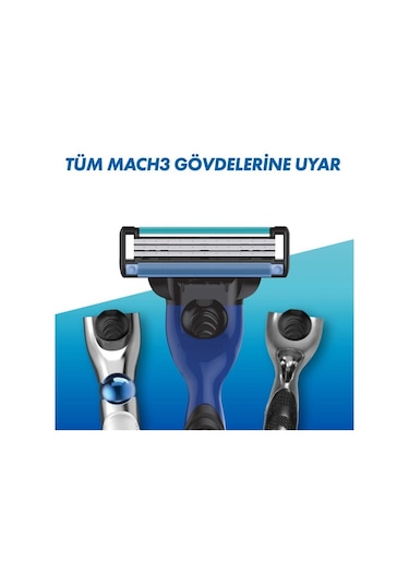 Gillette Mach3 Start Yedek Tıraş Bıçağı 10 Adet
