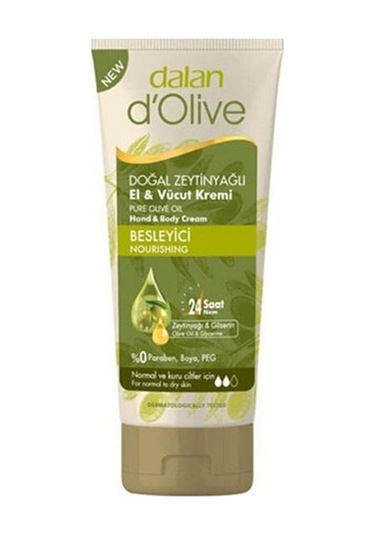 Dalan D'olive Zeytinyağlı Besleyici El ve Vücut Kremi  250 ML