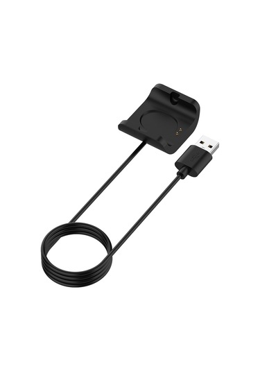 Springsun Amazfit Bip S/1s/a1805/a1916 İçin 1 Metre Siyah Usb 2.0 Şarj Kablosu Pc+pvc Malzeme, 5v Giriş/çıkış