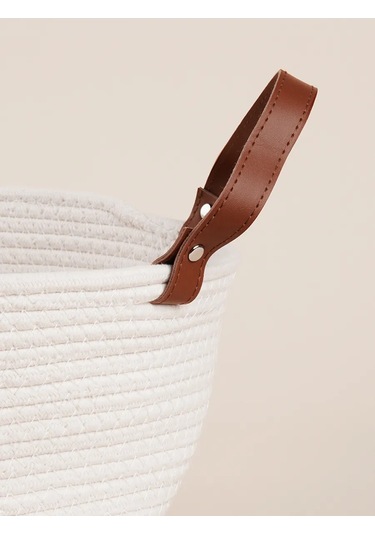 Sl Home Örme Depolama Sepeti 204507807 Beyaz