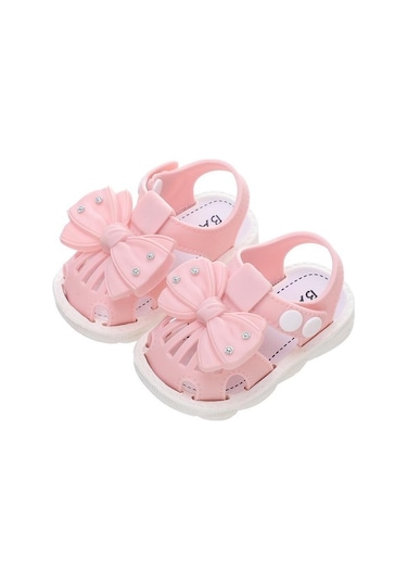 Trendooze Yürüyor Yumuşak Yaz Tabanlı Sandalet Sandalet Pembe Küçük Kız Kaymaz Karikatür Çocuklar Bebek Bebek Bebek Ayakkabısı Ayak Rf Pembe