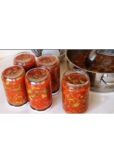 Domates Soslu Acı Biber Konservesi 1 Kg.