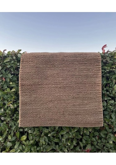 Eko Halı Flatweave Choti Brown Dekoratif Jüt Kilim