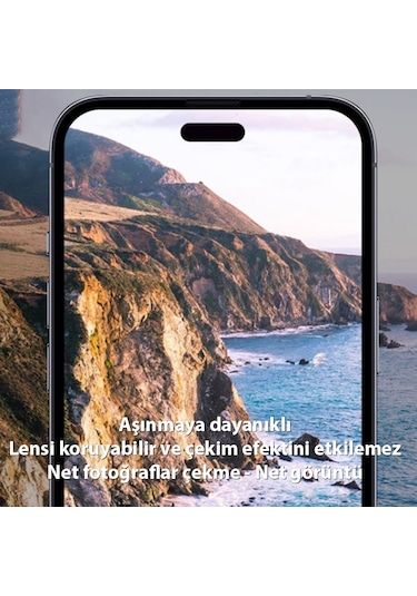 Ally Apple Uyumlu iPhone 15-15 Plus Full Tempered Kamera Lens Koruma Camı
