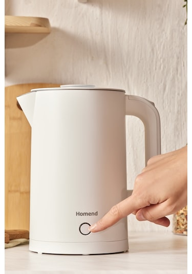 Homend Heatrow Cooltouch 1618H Paslanmaz Çelik El Yakmaz Gövdeli Su Isıtıcısı