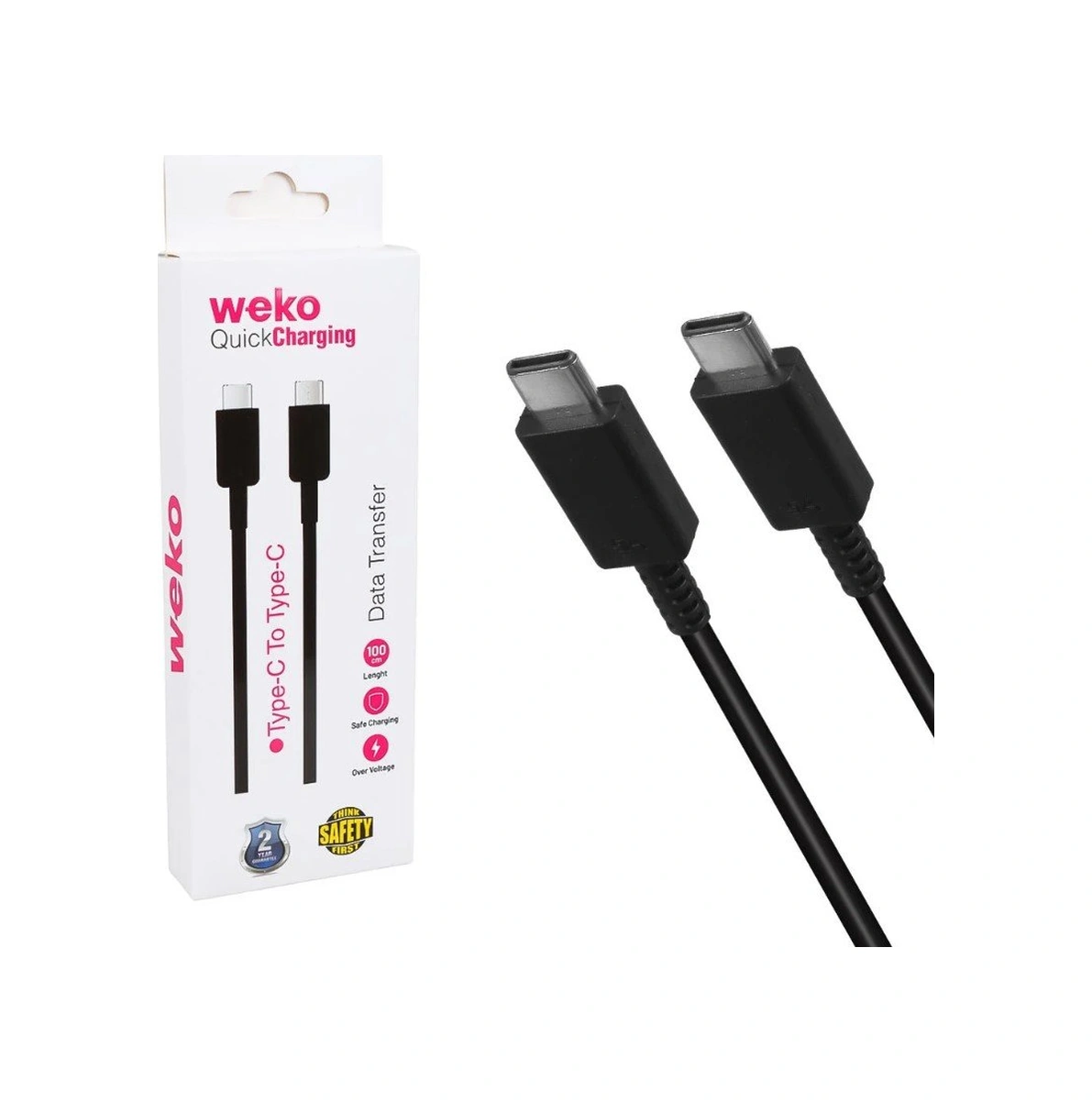 Weko Wk-26526 Type-c To Type-c 5 Amper Telefon Şarj Kablosu