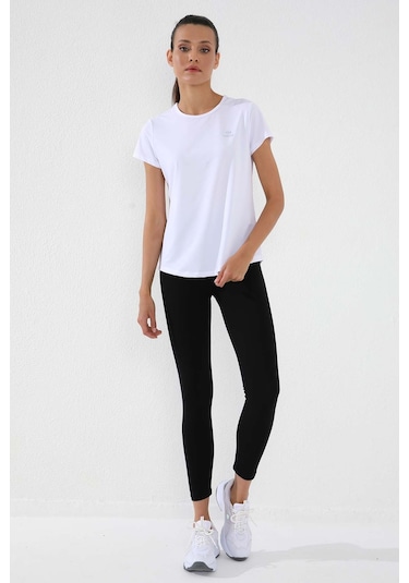 Tommy Life Beyaz Basic Kısa Kol Standart Kalıp O Yaka Kadın T-shirt - 97144 Beyaz