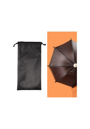 Homyl Bağcıklı Saklama Çantası Hafif Çadır 25cmx100cm Siyah