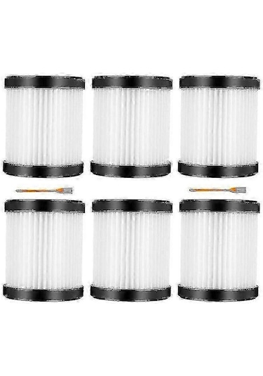 Moosoo Xl 618a Ve Geemo G201 Kablosuz Süpürge + Temizleme Fırçası S202412121348 İle Uyumlu Hepa Yedek Vakum Filtreleri.