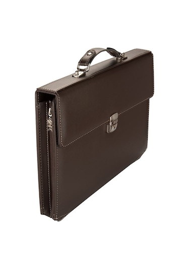 Organizer Ajanda Tarihsiz Düz 28x34.5 CM - Kahve Kahverengi