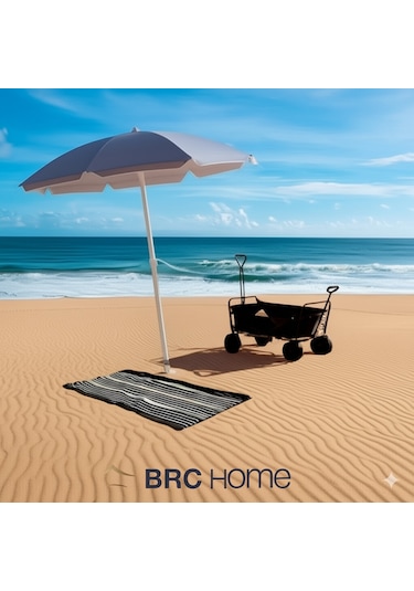Brc Home Katlanabilir Vagon Taşıma Arabası Siyah