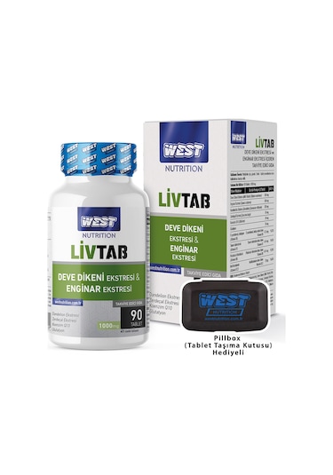 Livtab Milk Thistle (Deve Dikeni) ve Enginar Eki 90 Tablet
