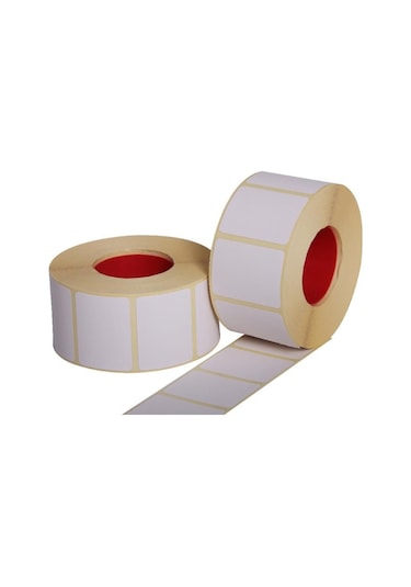 Stilo Termal Barkod Etiketi 30x40 1000li Beyaz - 4 Adet 1000