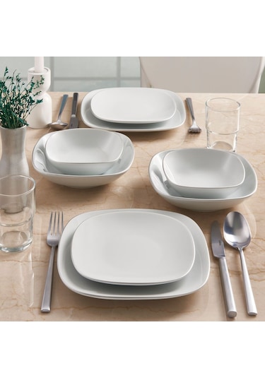 Güral Mimoza 24 Parça 6 Kişilik Yemek Takımı Pırlanta