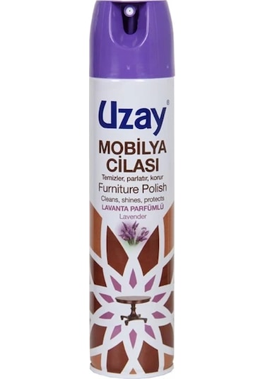Uzay Mobilya Cilası Lavanta Parfümlü 330 ML