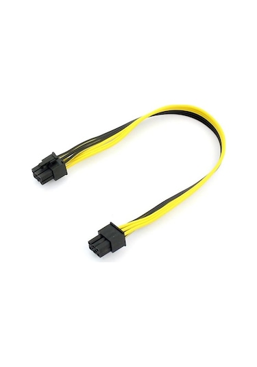 6 Pin Dişi Erkek Ekran Kartı Power Uzatma Kablosu 20 Cm