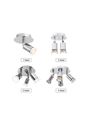 Ximistore9 Ayar Açılı 3 Başlı Gu10 Tavan Spot Lambası - Düşük Enerji Tüketimi İle İç Mekan Aydınlatma