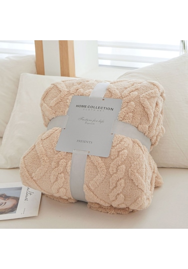 Haki Mercan Polar Basit Battaniye İskandinav Tarzı Çiçek Gazlı Bez Klima Yorgan Yumuşak Nefes Wrap Battaniye Yatak Örtüsü Ekose 100 150cm