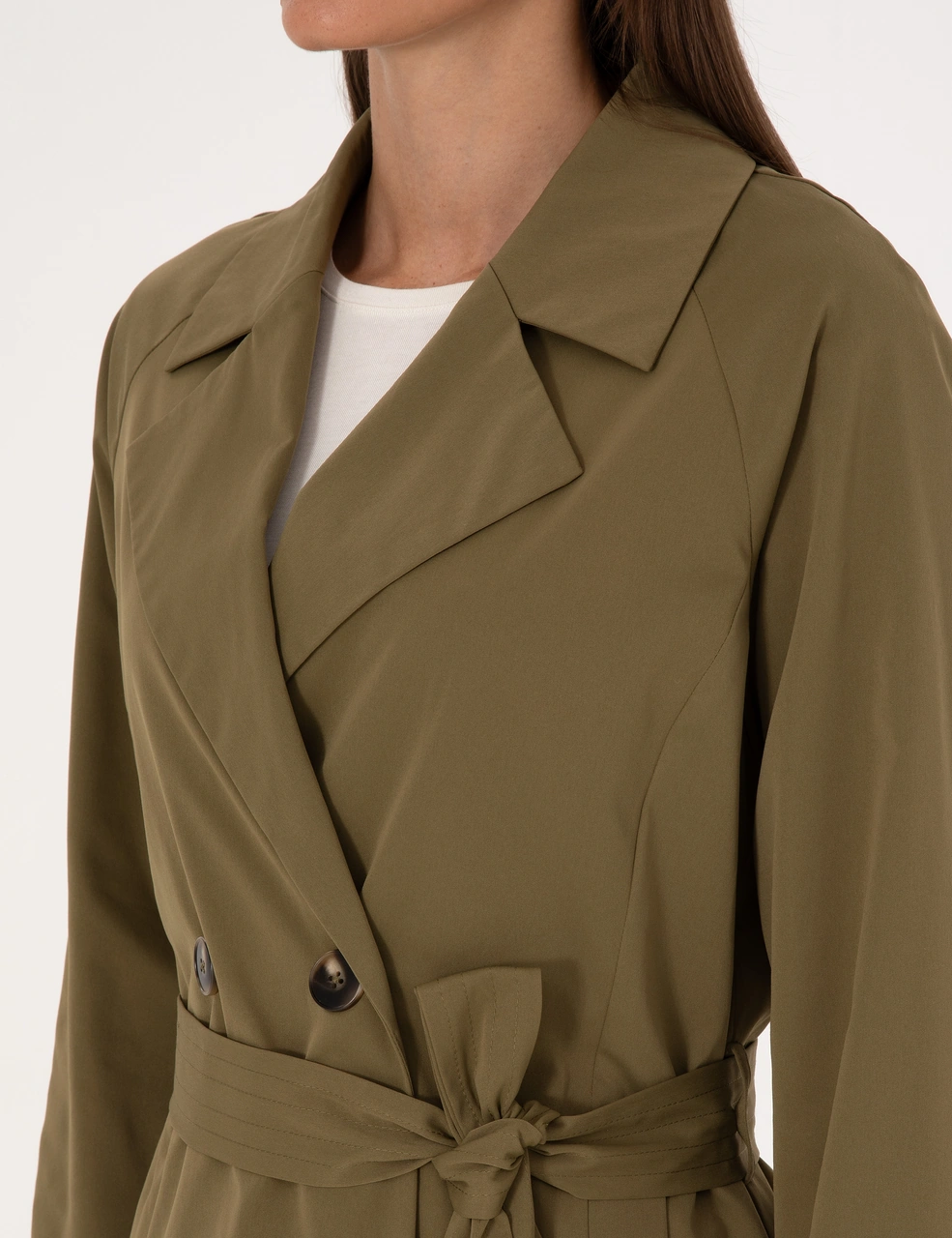 Pierre Cardin Kadın Haki Trençkot 50314043-vr027 Haki