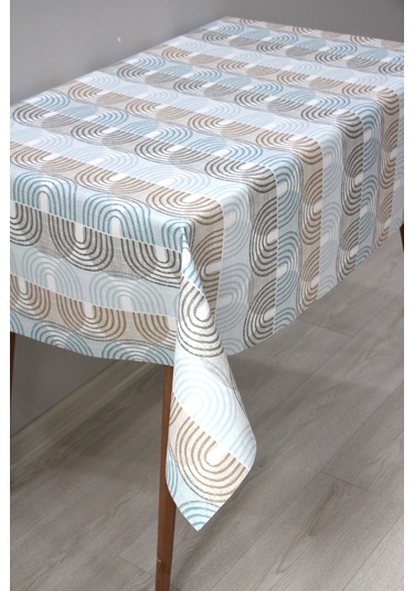 Astarlı Silinebilir Pvc Muşamba Masa Örtüsü 206-a-mavi