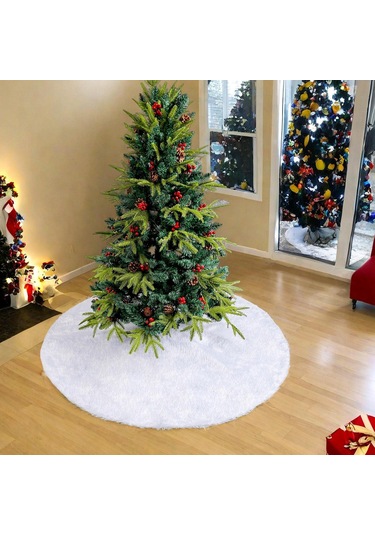 Suntek Yatak Odası Ev Kapısı İçin Peluş Yılbaşı Ağacı 90 Cm