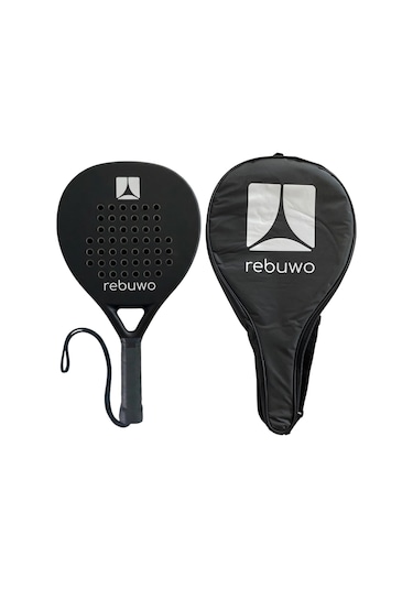 Rebuwo Half Carbon Round Padel Raketi Beyaz