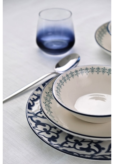 Tabak Evi Porselen Mia Yemek Takımı 4 Kişilik 12 Parça Tvl12ykprs1219 Çok Renkli