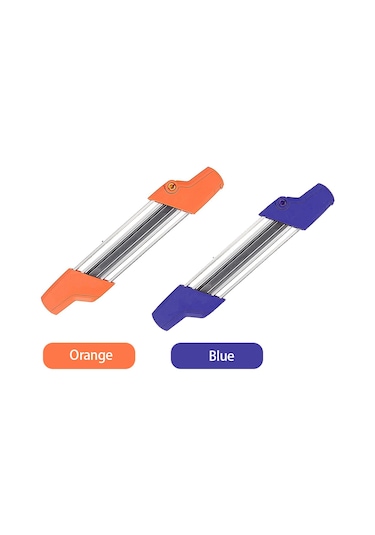 Konesam "2'li Fonksiyonlu Zincirli Testere Bileme Aleti - Paslanmaz Çelik, Taşınabilir Tasarım 5.2mm Turuncu "