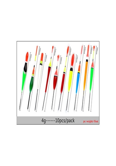 Balıkçılık Şamandıra 10 Adet/paket Çok Renkli Şamandıra Pesca Barguzinsky Köknar Şamandıra 3g-5g Sazan Balıkçılık Aksesuarları 5g