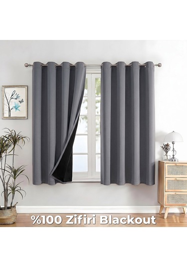 100% Zifiri Blackout Kuşgözü Dikim Tek Kanat Füme