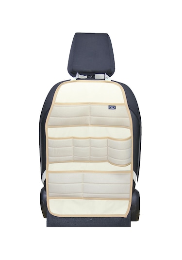 Bod Ecolux Serisi Taytüyü Araba Oto Koltuk Arkası Eşya Düzenleyici Araç İçi Organizer Bej