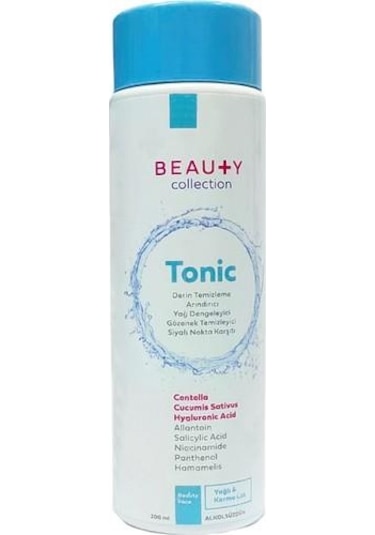 Beauty Collection Temizleyici Tonik Yağlı ve Karma Ciltler 200 ML