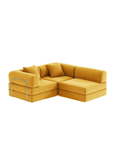 Modüler Legom Koltuk Xl Hardal