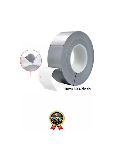 1 Adet Ekstra Güçlü Dayanıklı Su Geçirmez Sızdırmaz Yalıtım İzolasyon Beyaz Tamir Bandı 10 Mt 48 Mm