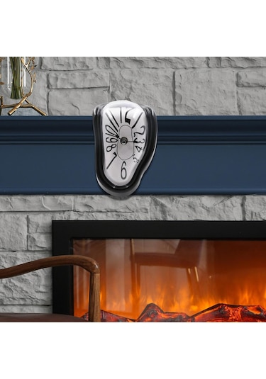 Suntek Magideal Erime Saat Duvar Süsleme Moda Dekoratif Siyah Arapça Siyah