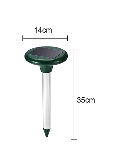 Bloomnest Enerji Tasarruflu Güneş Enerjili Fare Kovucu Dış Mekan Bahçe Priz Tipi Yılan Sıçan Kovucu